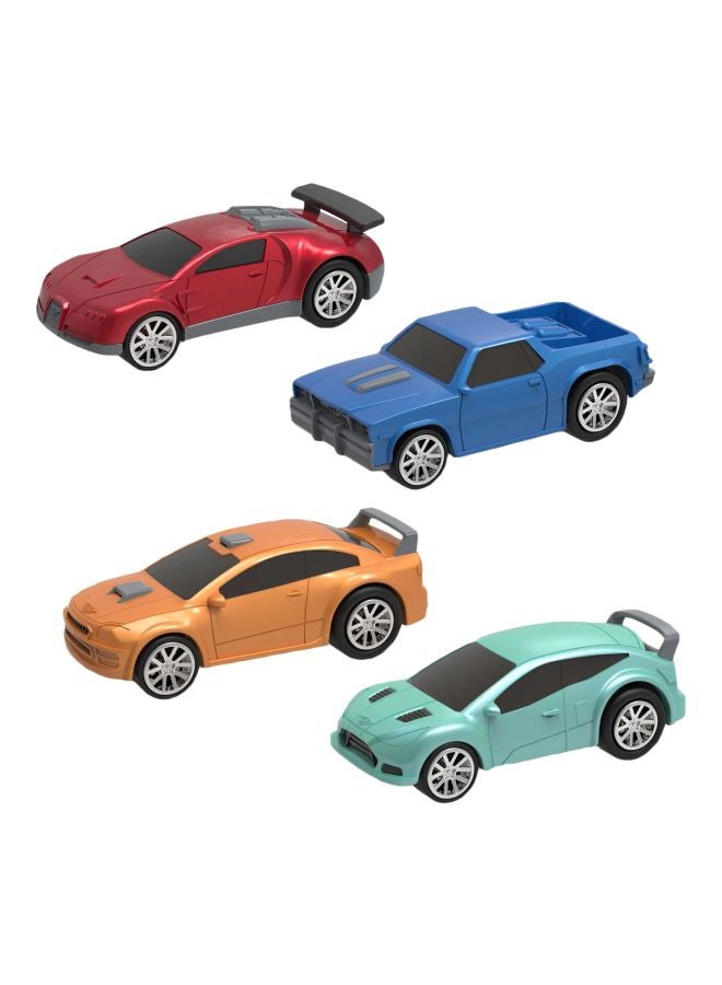 DRIVEN 4-Piece Pull Back Power Car Set WH1121Z Multicolour - Image 1