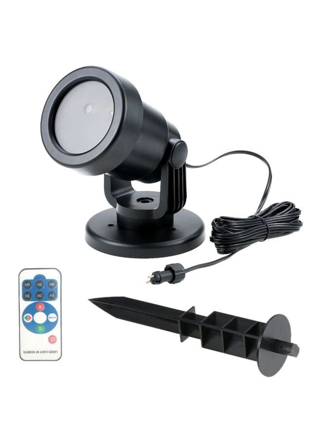 Water Resistant Sky Star Effect Timer Lawn Light With RF Remote Control Black/Grey - Image 1