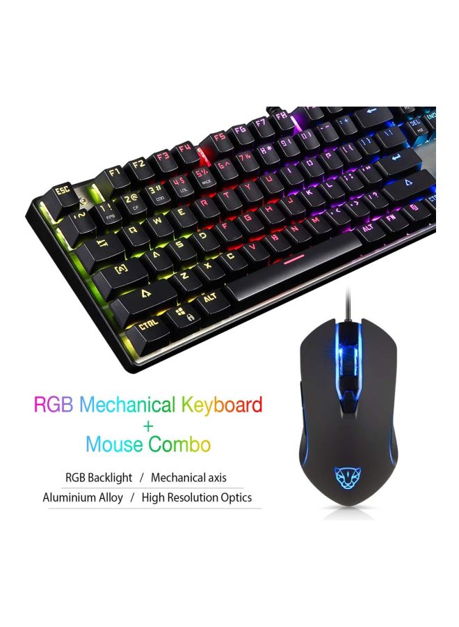 Motospeed - Ck888 Mechanical Gaming Keyboard And Mouse Combo - Image 1