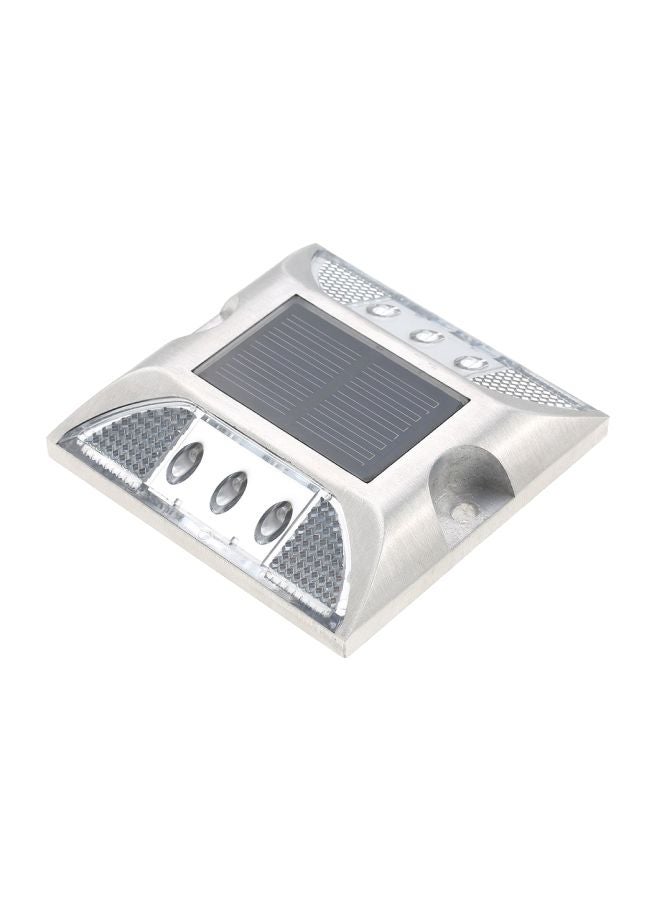 مصباح LED لإنارة الممرات يعمل بالطاقة الشمسية فضي/ شفاف - Image 3