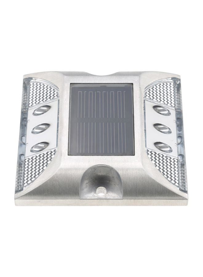 مصباح LED لإنارة الممرات يعمل بالطاقة الشمسية فضي/ شفاف - Image 1