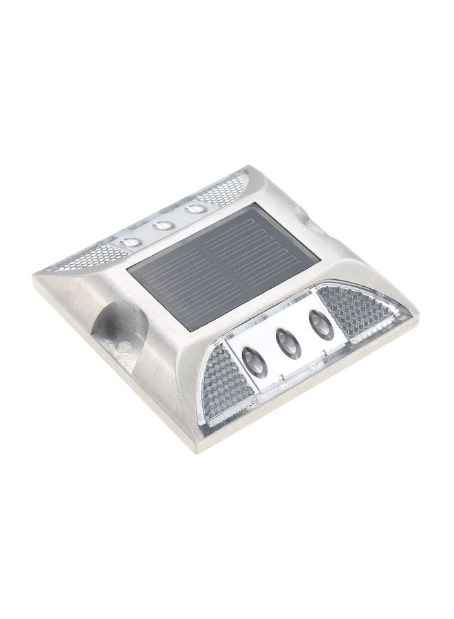 مصباح LED لإنارة الممرات يعمل بالطاقة الشمسية فضي/ شفاف - Image 2