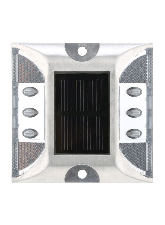 مصباح LED لإنارة الممرات يعمل بالطاقة الشمسية فضي/ شفاف - Image 5