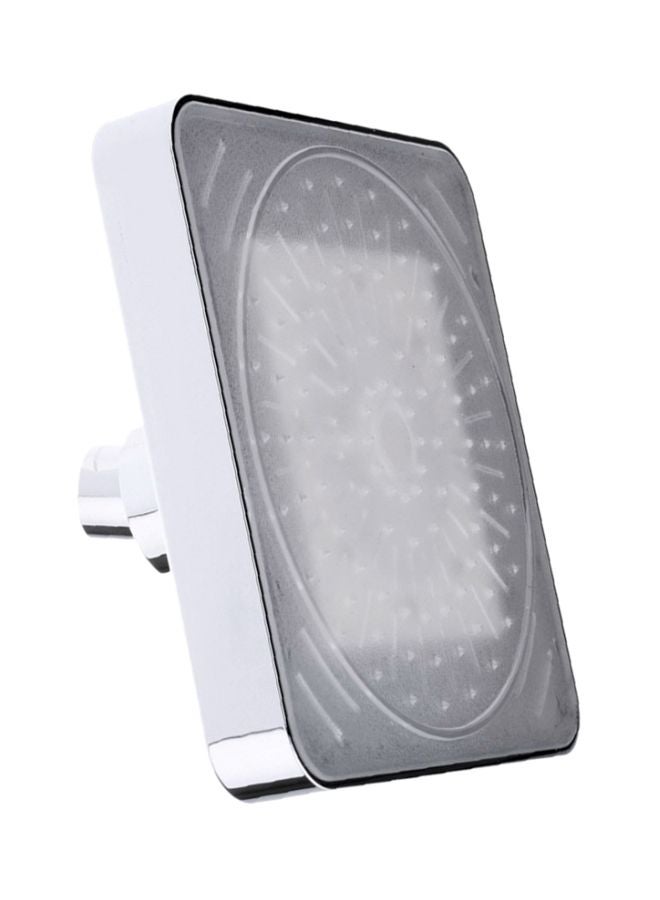 رأس دش أوتوماتيكي مزود بإضاءة LED متغيرة الألوان فضي 15x15x8Ø³Ù†ØªÙŠÙ…ØªØ± - Image 1
