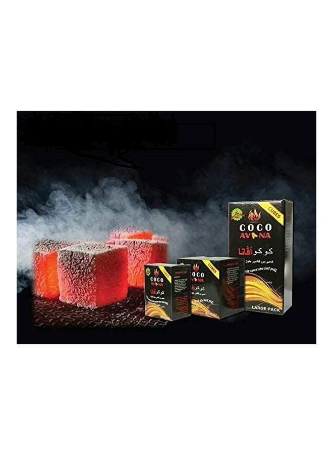 AVANA 96-Piece Coconut Charcoal Set Black 10centimeter  - Image 2