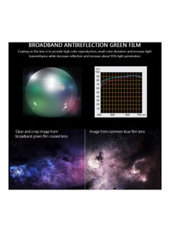 Generic Wide Angle Planetary Telescope Lens Black/Silver/Red  - Image 4