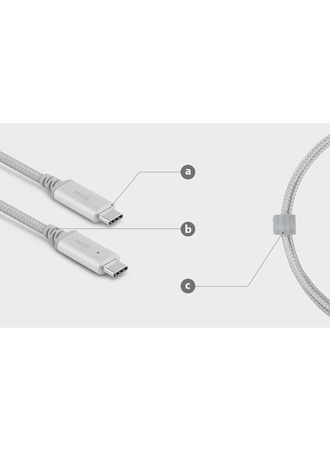 Moshi USB Type-C Cable White - Image 4