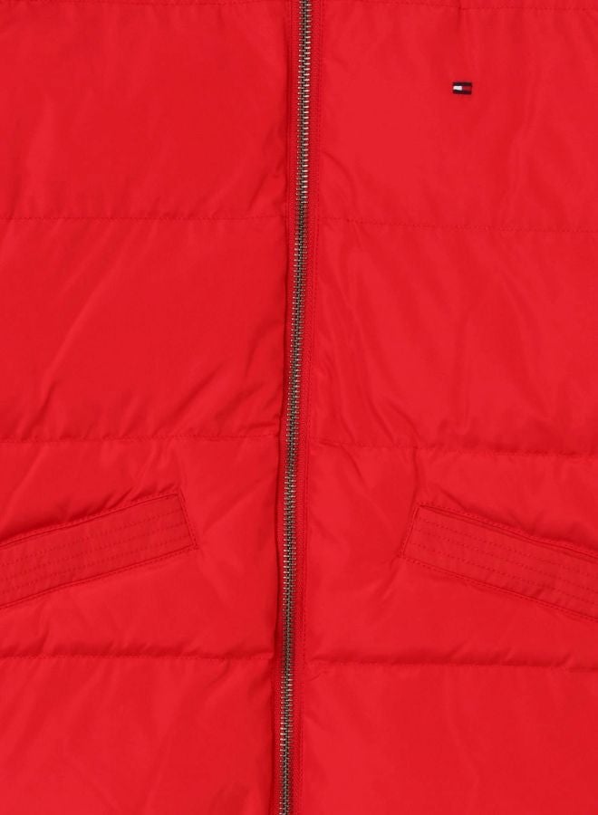 TOMMY HILFIGER - Long Sleeves Essential Padded Jacket 606 Red - Image 1