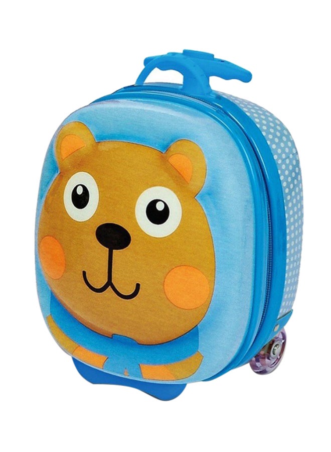 Oops Chocolate Au Laity Bear Trolley Bag Blue/Brown