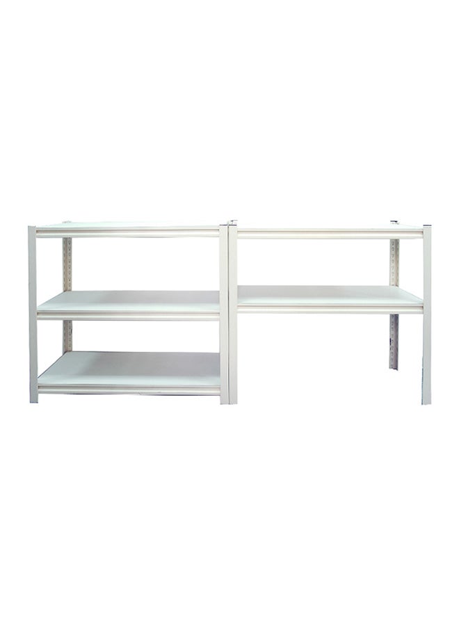 Tactix - 5-Tier Storage Shelves, Industrial Strength Steel, Boltless Assembly, Adjustable Shelving Units, Hold Upto 227 Kg, Shed Warehouse Basement, Garage, White, Size: 76W X 30.5D X 152H Cm- 329001 White 30x12x60inch - Image 1
