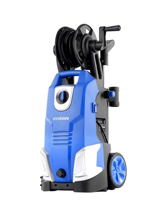 HYUNDAI - High-Pressure Washer With Accessories Blue/White/Black - Image 1