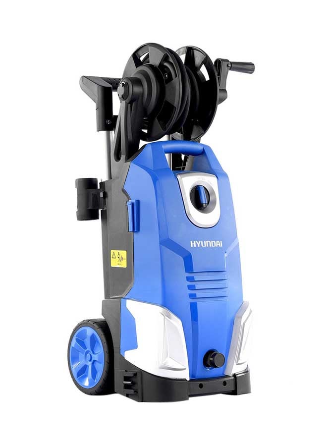 HYUNDAI - High-Pressure Washer With Accessories Blue/White/Black - Image 1