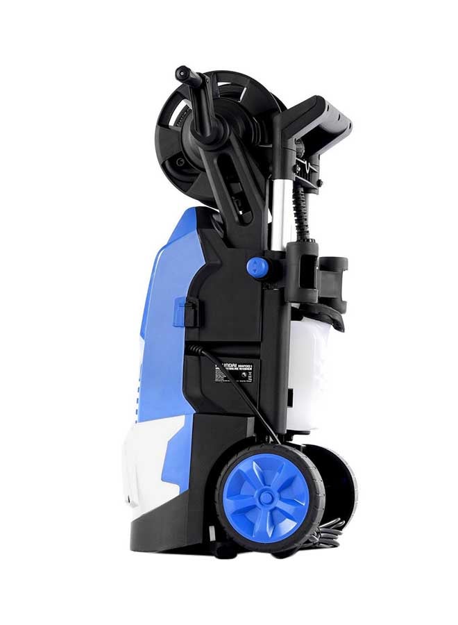 HYUNDAI - High-Pressure Washer With Accessories Blue/White/Black - Image 1