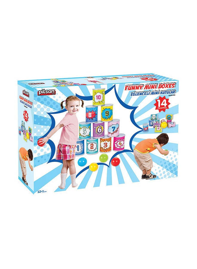 14-Piece Fun Mini Boxes Set 7.5 x 30 x 21.5cm