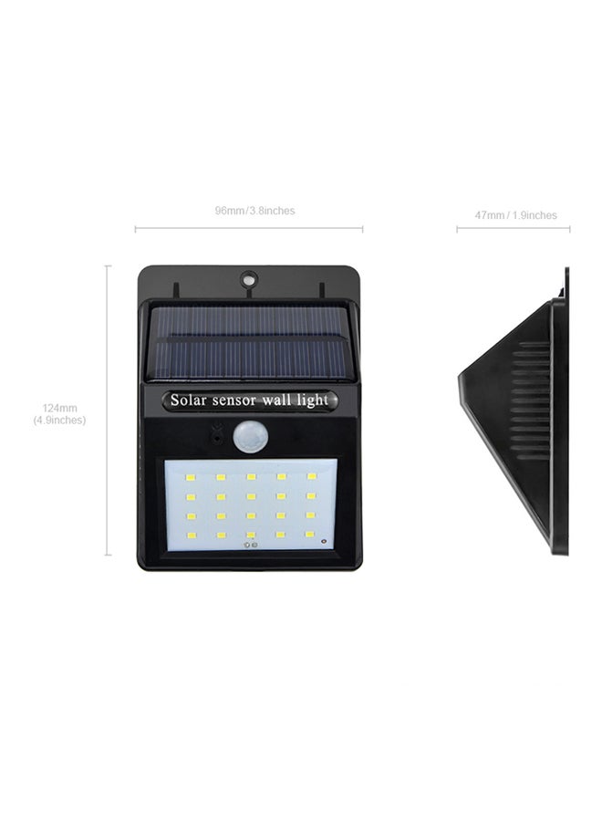 Generic - 20 LED Motion Sensor Solar Light Black - Image 1