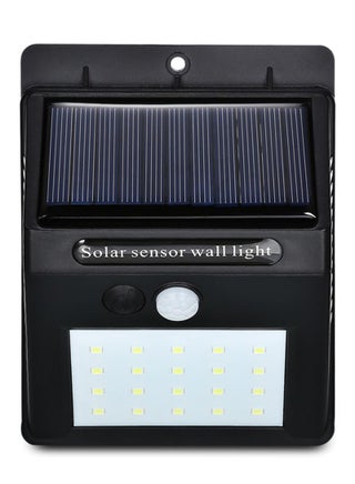 مجموعة من 20 مصباح LED يعمل بالطاقة الشمسية بمستشعر حركة أسود - v1591007953/N13720039A_1