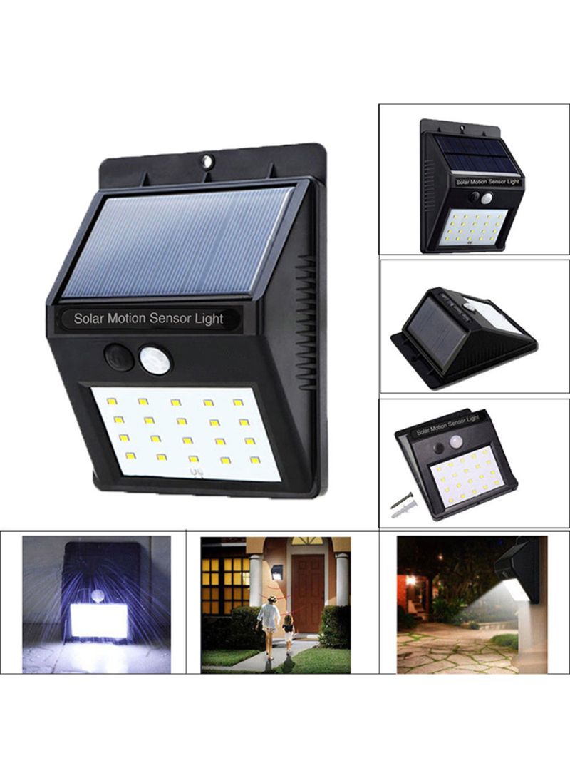Generic - 20 LED Motion Sensor Solar Light Black - Image 1