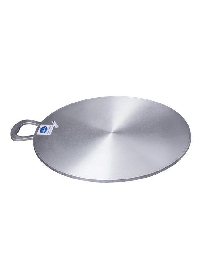 Arobah Aluminium Arabic Tawa/Roti Pan/Ragag Maker Silver 14inch  - Image 2