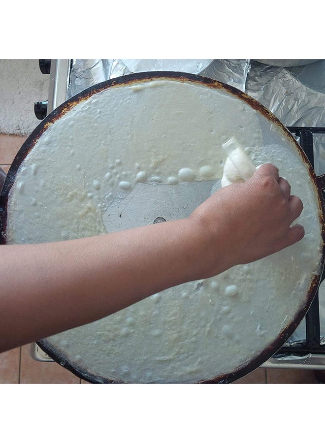 Arobah Aluminium Arabic Tawa/Roti Pan/Ragag Maker Silver 14inch  - Image 4