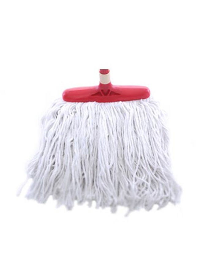 Royalford - Hy-Sorb Cotton String Mop Multicolor Red Stick And White Cotton - Image 1