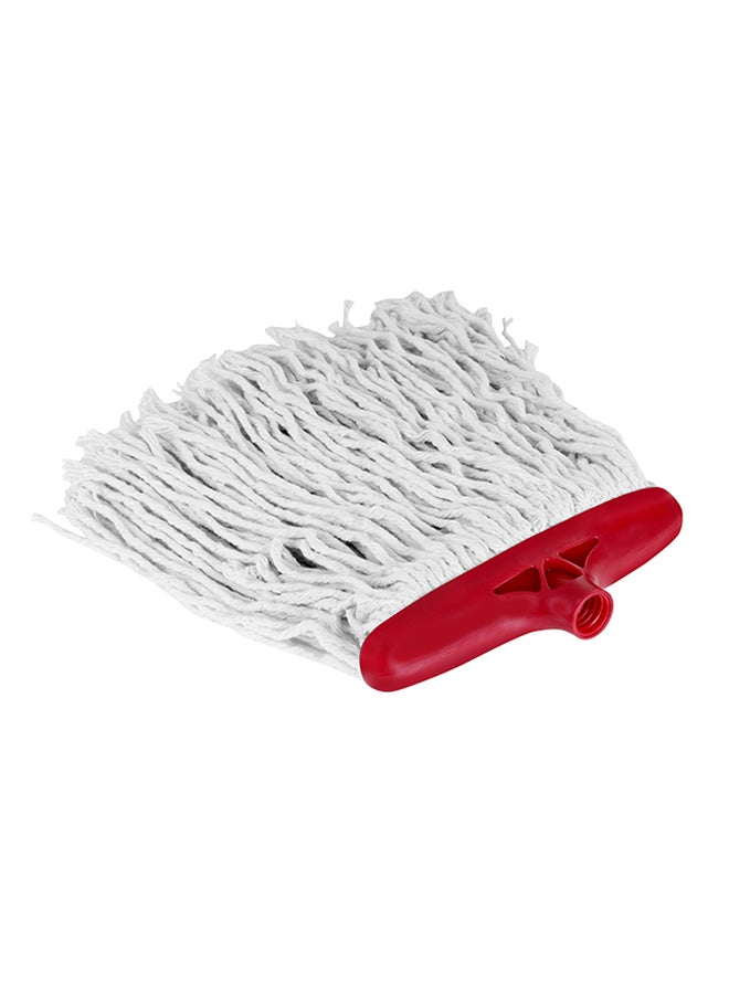 Royalford - Hy-Sorb Cotton String Mop Multicolor Red Stick And White Cotton - Image 1