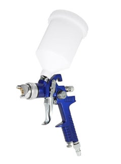 Generic Professional Paint Spray Gun With Bottle Dark Blue/White/Silver  - Image 1