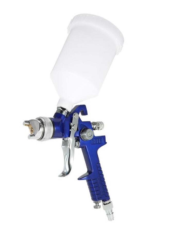 Professional Paint Spray Gun With Bottle Dark Blue/White/Silver - Image 1