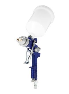 Generic Professional Paint Spray Gun With Bottle Dark Blue/White/Silver  - Image 2