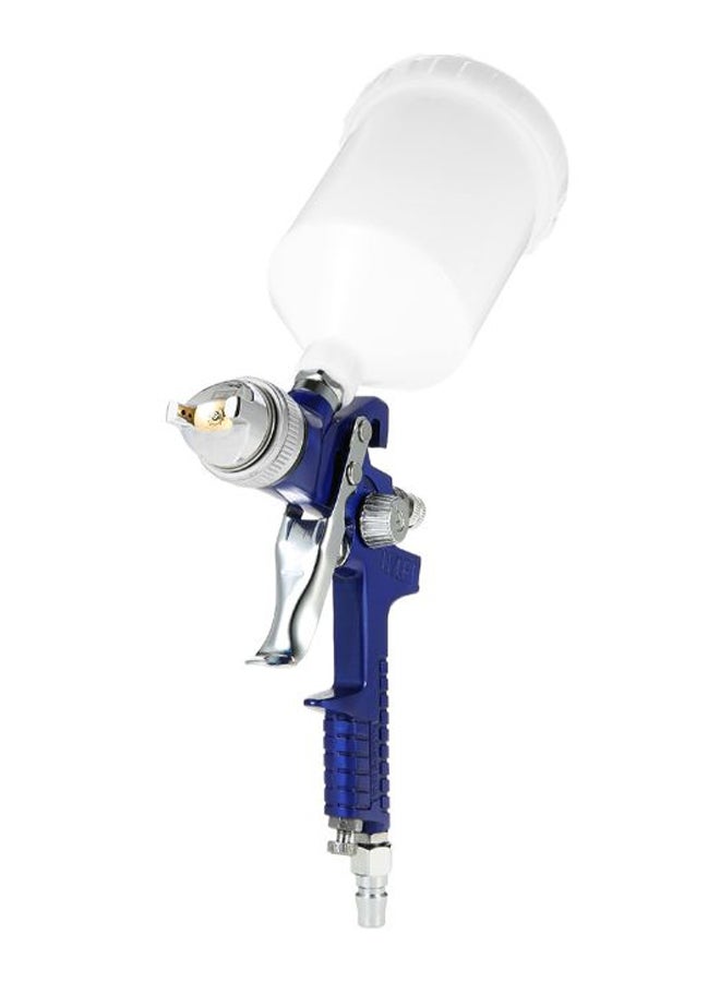 Professional Paint Spray Gun With Bottle Dark Blue/White/Silver - Image 2