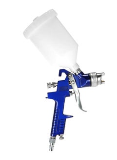 Generic Professional Paint Spray Gun With Bottle Dark Blue/White/Silver  - Image 3