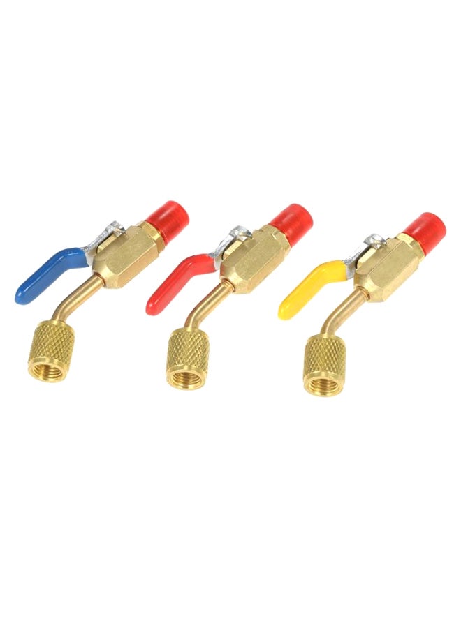 3-Piece Refrigeration Charging Hoses Set Multicolour - Image 1