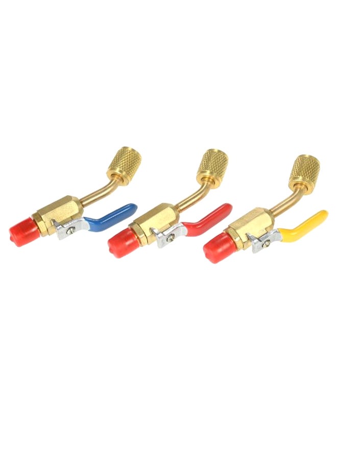 3-Piece Refrigeration Charging Hoses Set Multicolour - Image 2