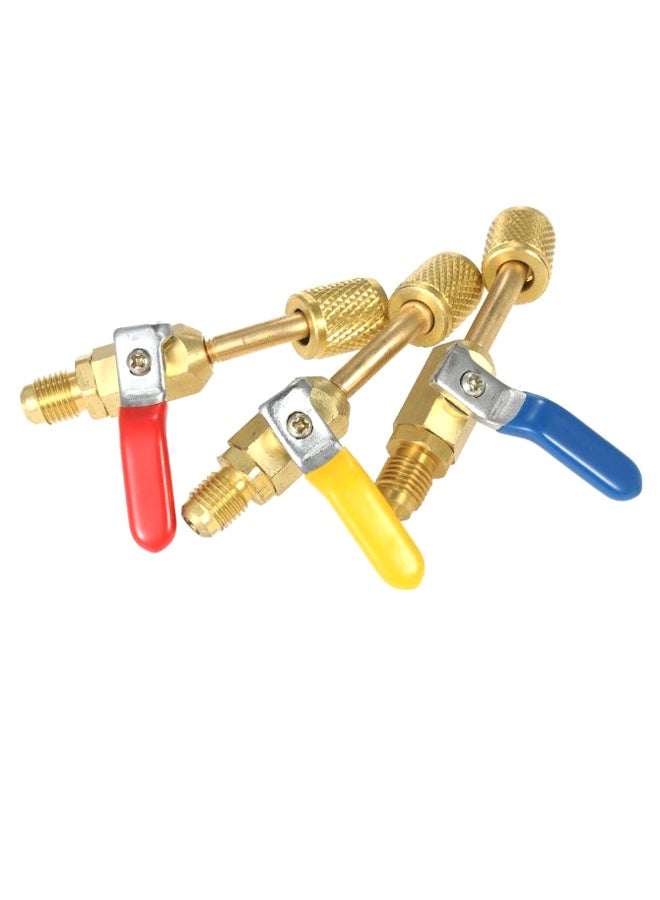 3-Piece Refrigeration Charging Hoses Set Multicolour - Image 3