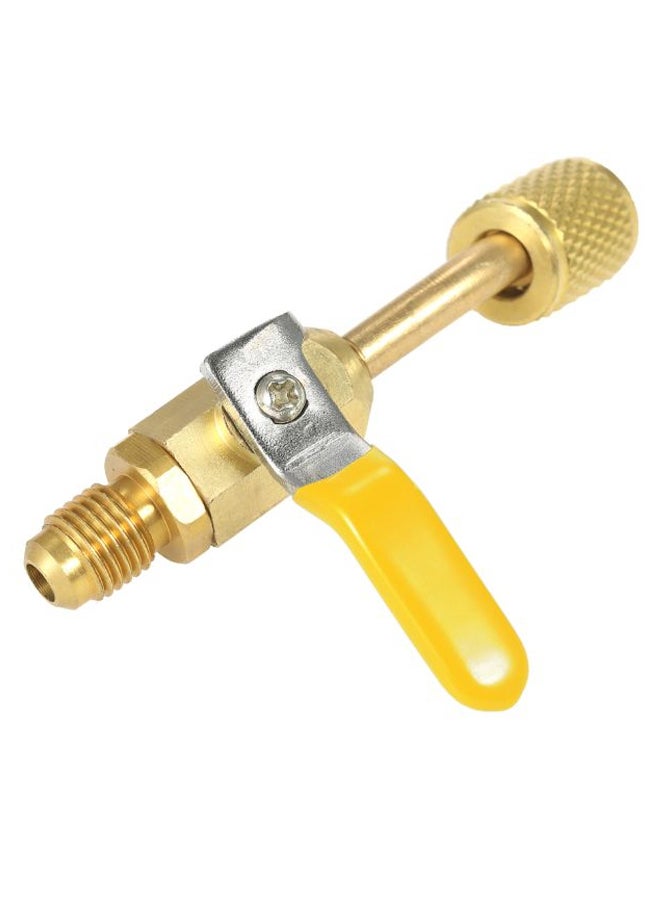 Refrigeration Charging Hose Yellow/Gold/Silver - Image 1