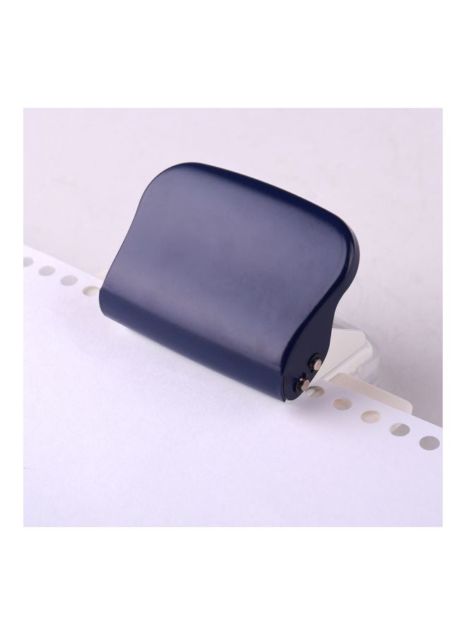 كيه دبليو تريو خرامة ورق مكتبية معدنية ب 6 فتحات أزرق - Image 3