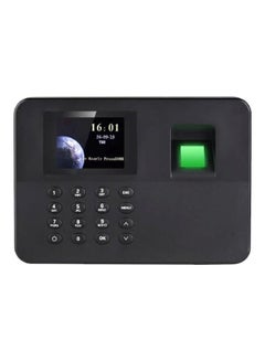 Biometric Fingerprint Attendance Machine Black