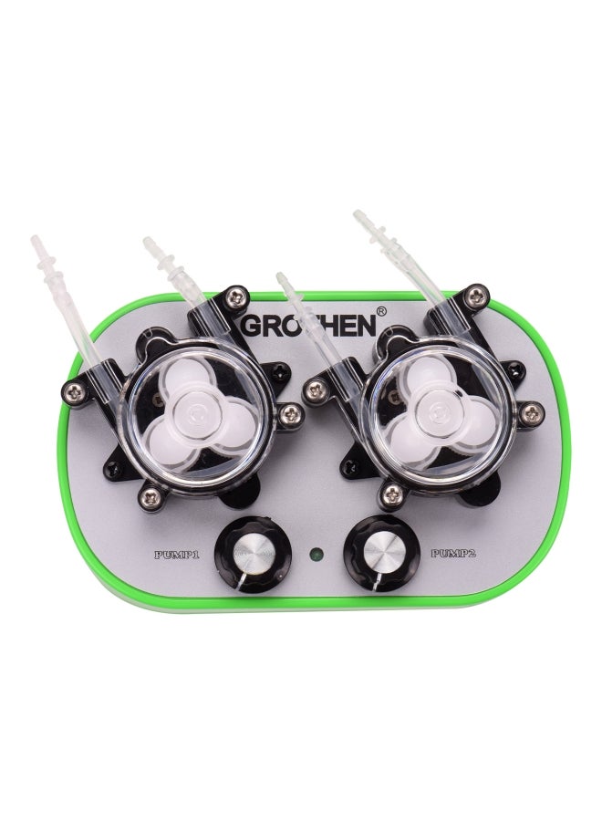 Generic - 3-Piece Peristaltic Liquid Dosing Pump Set Green/Black/Clear 13.2x8.1x5.2cm - Image 1