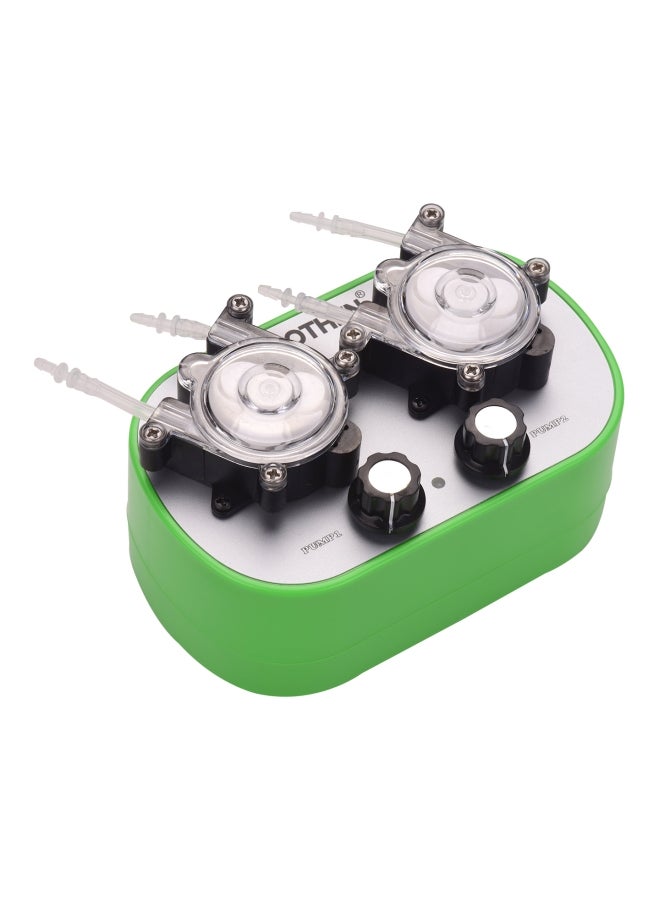 Generic - 3-Piece Peristaltic Liquid Dosing Pump Set Green/Black/Clear 13.2x8.1x5.2cm - Image 1