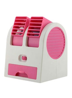 Mini Fan Mini Cooling Table Fan Pink/White  - Image 1