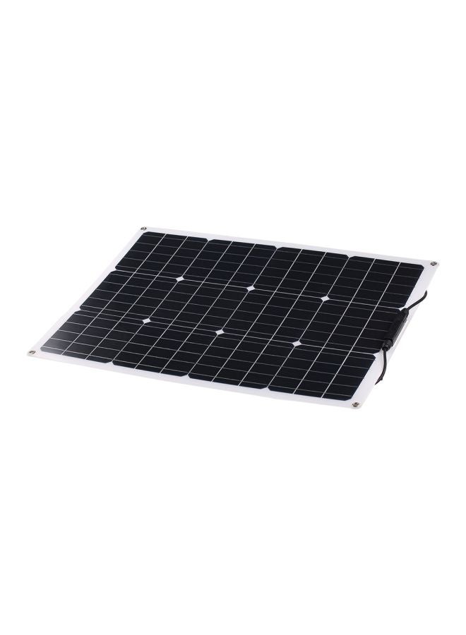 Flexible Monocrystalline Solar Panel For Caravan RV Boat Black - Image 1