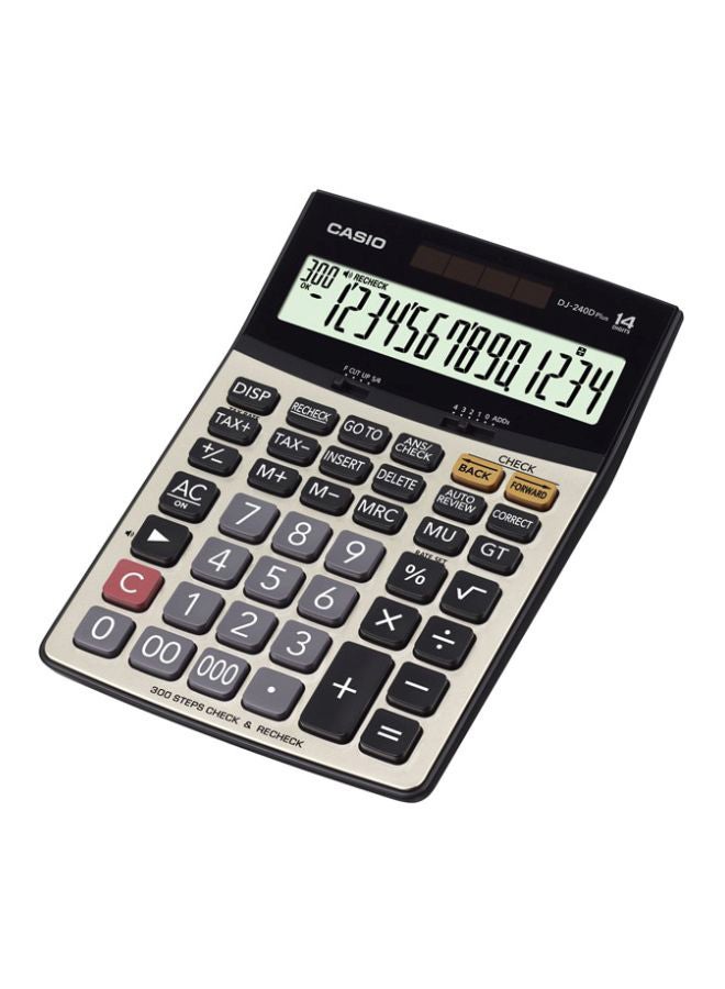 CASIO Check And Recheck Calculator Grey/Black - Image 1