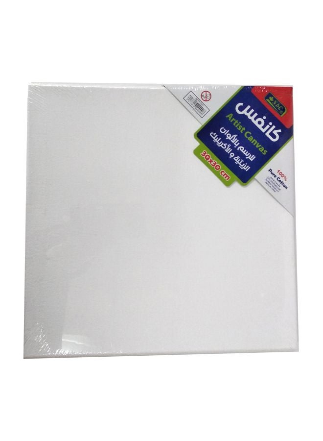 اس بي سي قماش كتان للرسم أبيض