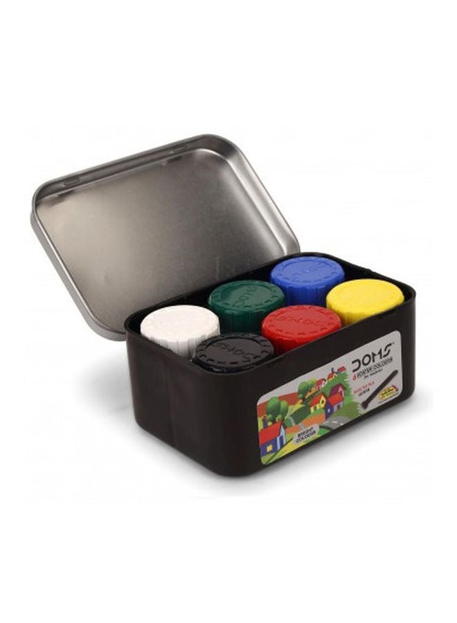 6 Piece Poster Colour With Paint Agitator Multicolour