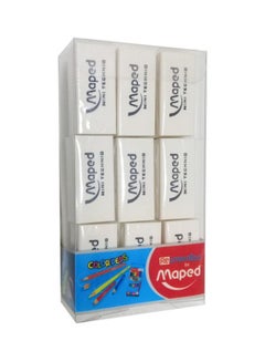 Maped 18-Piece Eraser Set White 