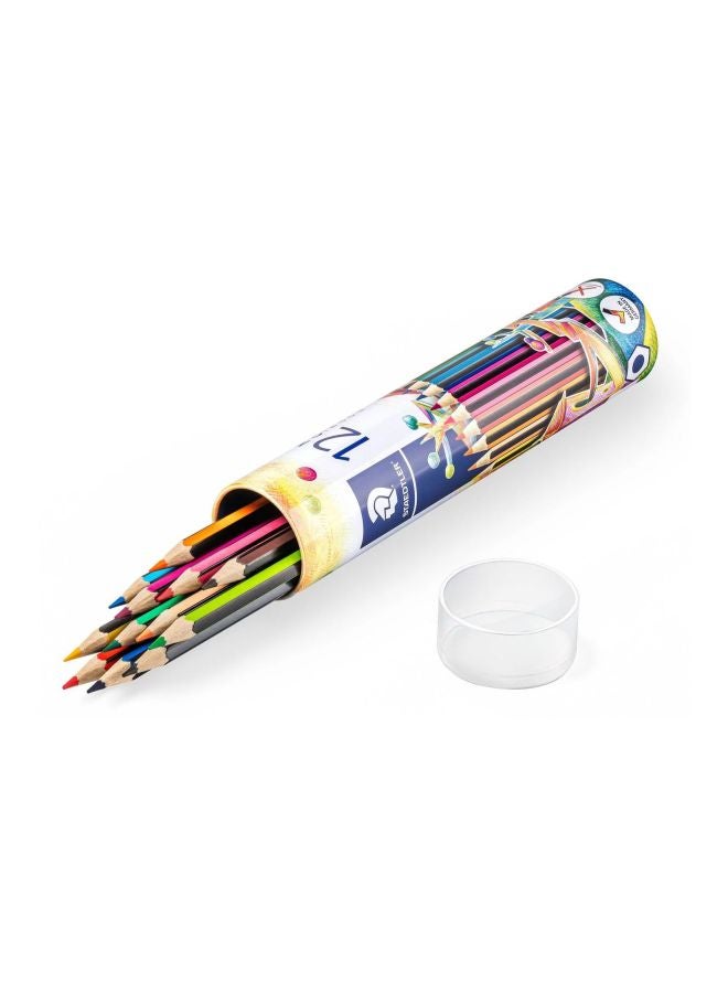 STAEDTLER 12-Piece Noris Colour Pencil Set Red/Yellow/Green - Image 2