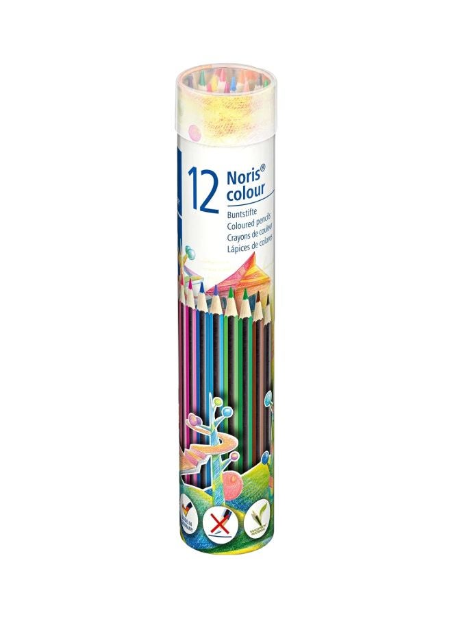 STAEDTLER 12-Piece Noris Colour Pencil Set Red/Yellow/Green - Image 1