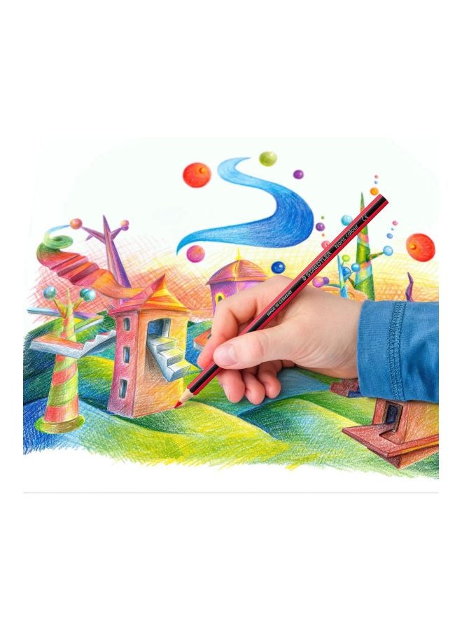 STAEDTLER 24-Piece Noris Colour Pencil Set Red/Yellow/Green - Image 4