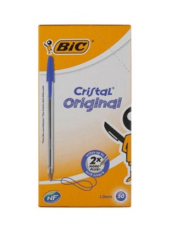 Bic 50-Piece Cristal Original Ballpoint Pen Blue  - Image 4