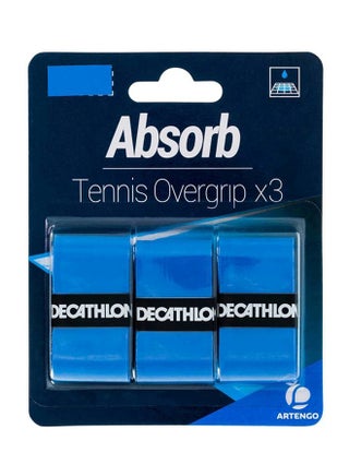 3-Piece Absorb Tennis Overgrip Set 120x0.7x2.5cm - v1591023341/N38431538A_1