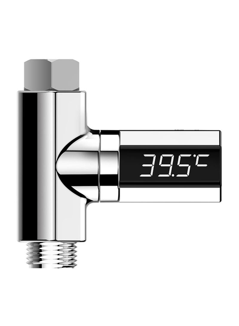 LED Display Water Digital Shower Thermometer Silver  - Image 1